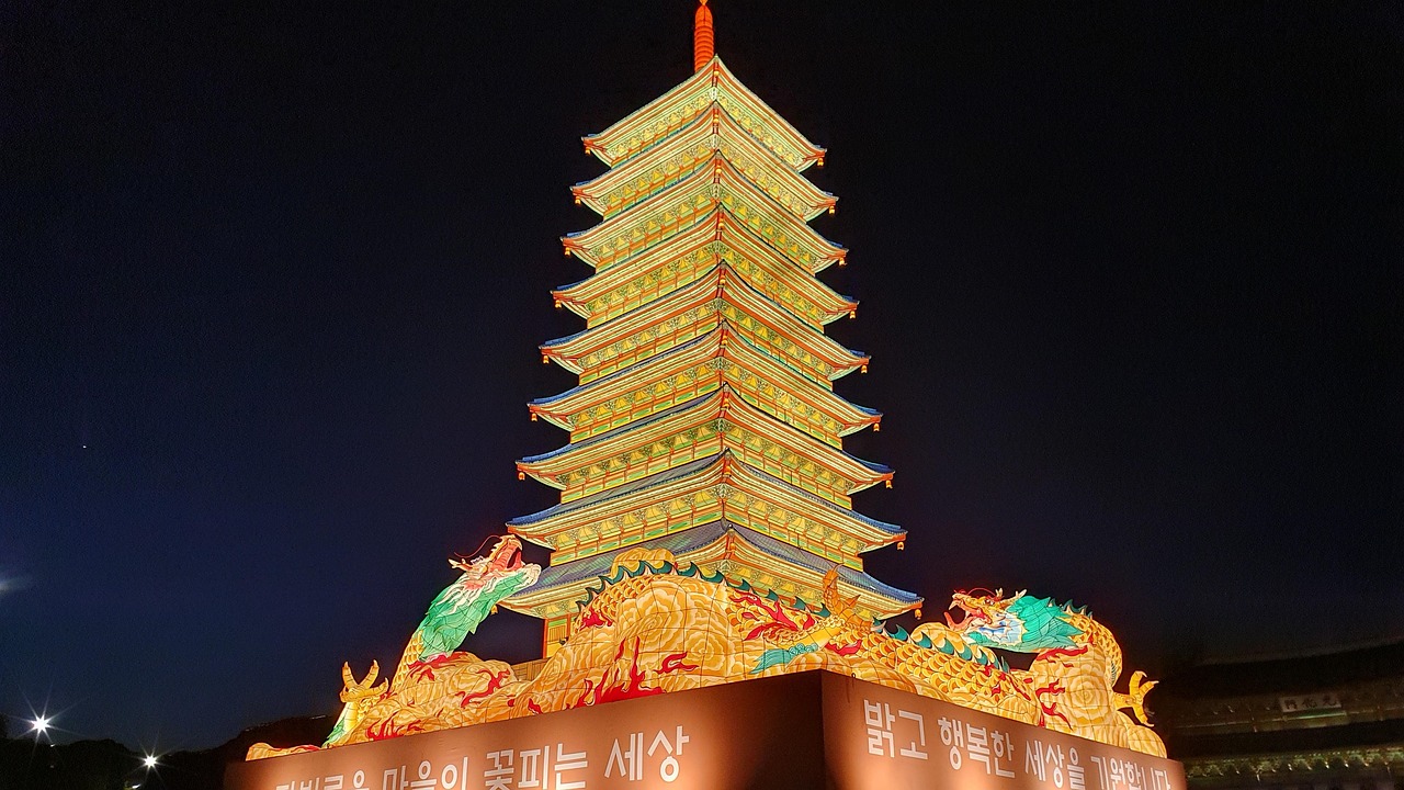 Amanecer sobre el templo